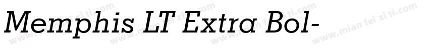 Memphis LT Extra Bol字体转换